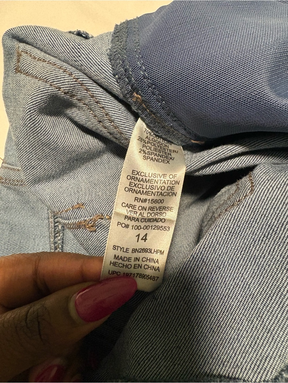 Democracy Indigo Straight-Leg Jeans with Front Patch Pockets - Picture 4 of 4
